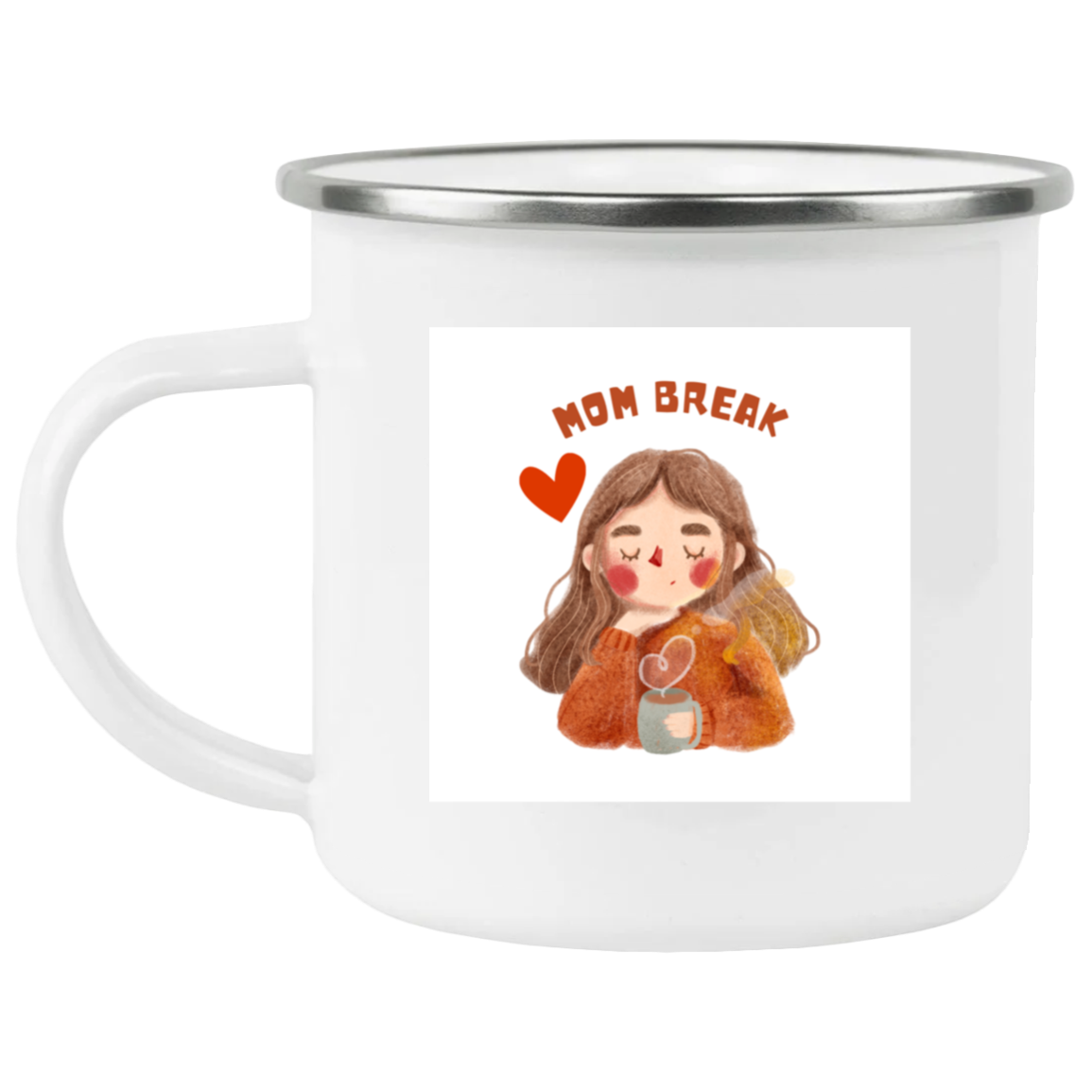 21271 Enamel Camping Mug