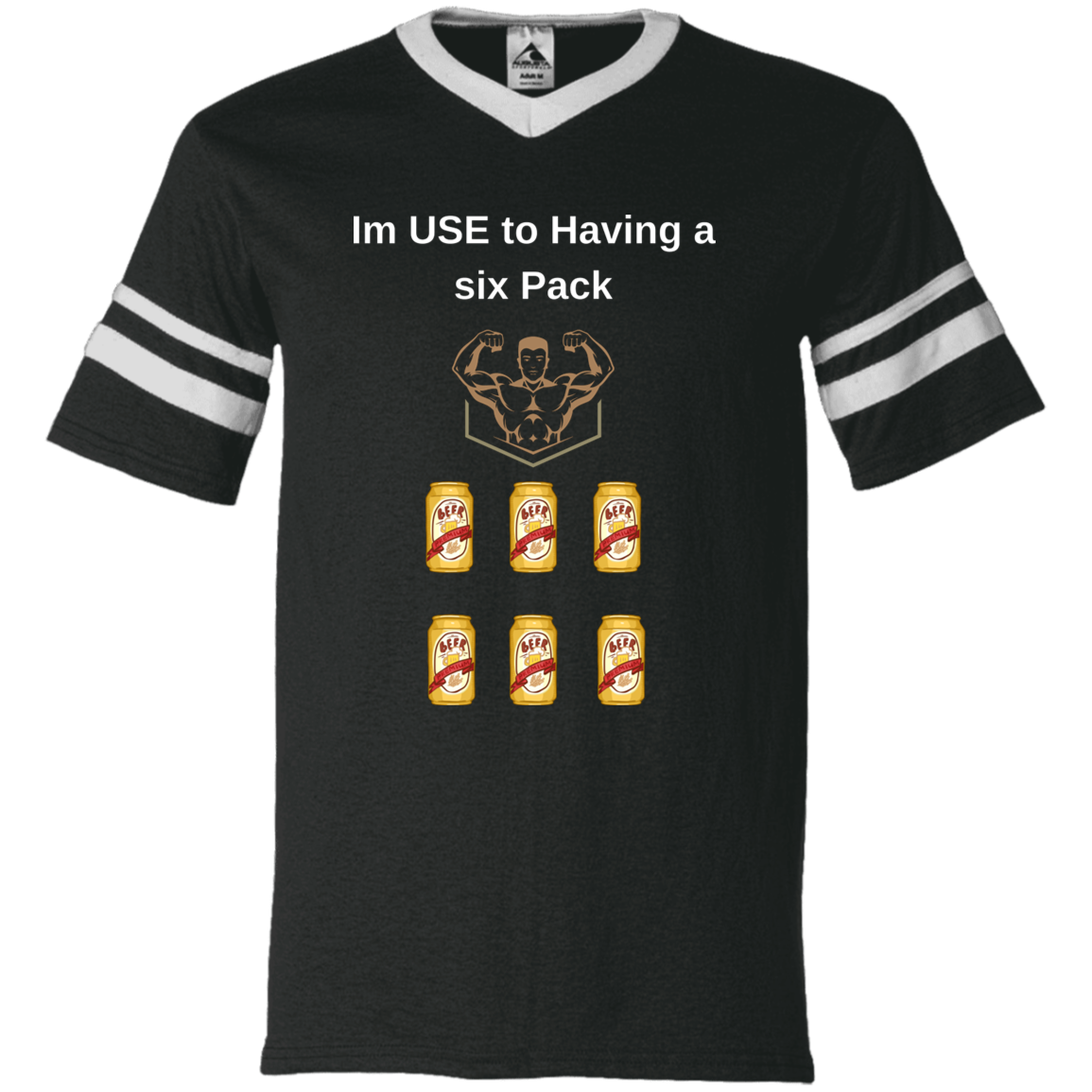 360 V-Neck Sleeve Stripe Jersey