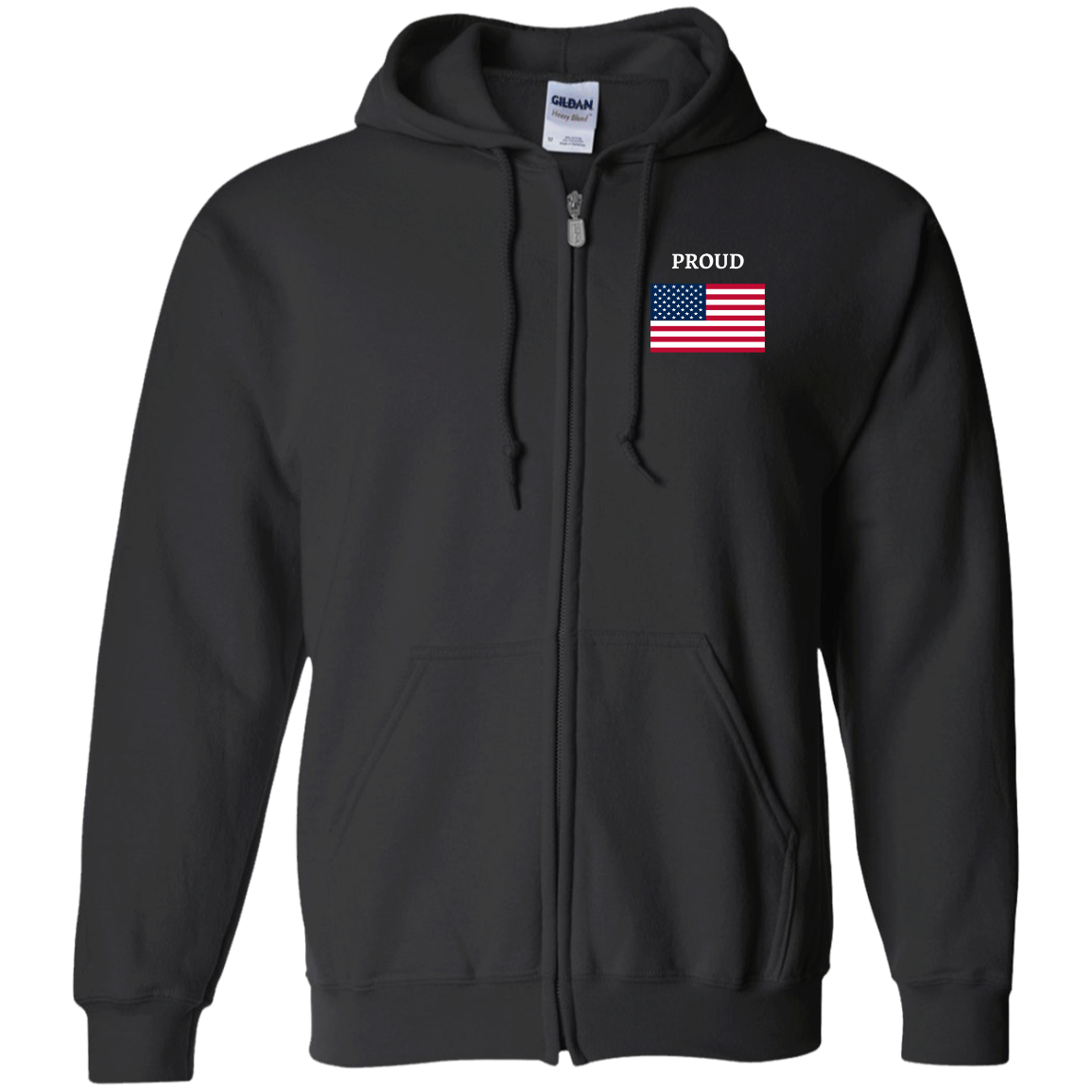 G186 Zip Up Hooded Sweatshirt DAD