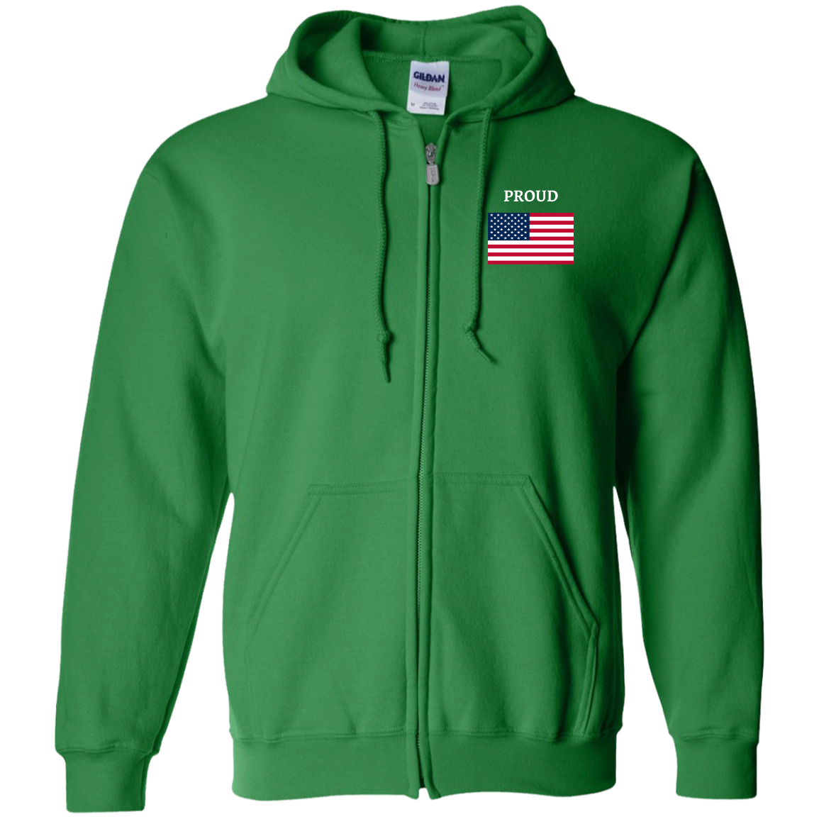 G186 Zip Up Hooded Sweatshirt DAD